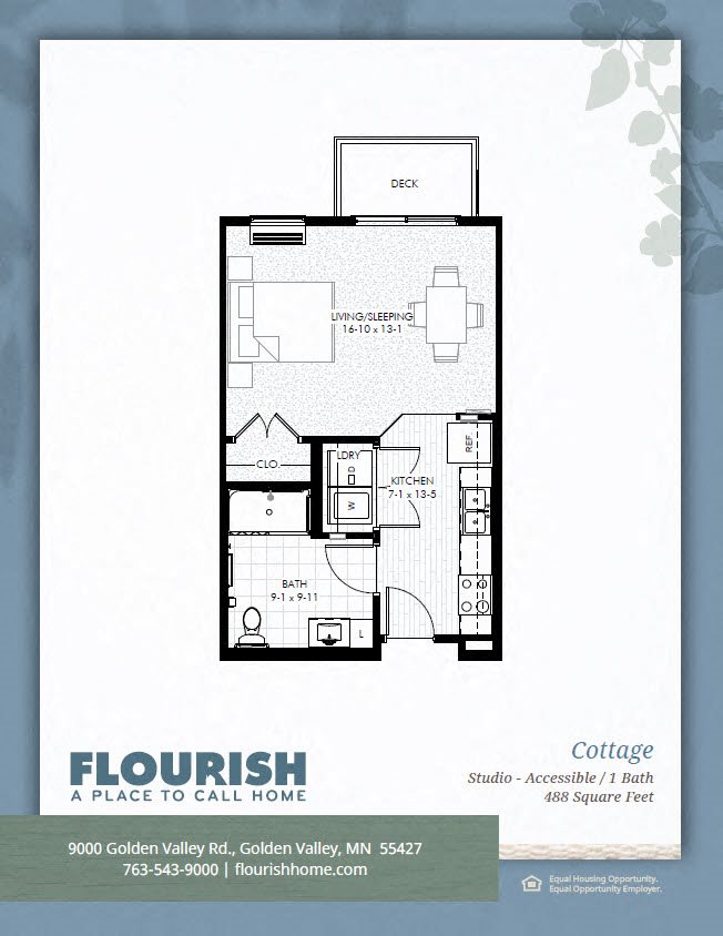 Flourish Cottage Floor Plan Flourish Cottage Floor Plan